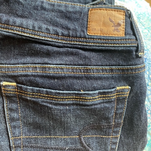 SOLD American Eagle Size 4 Kick Boot Jeans - Picture 5 of 8